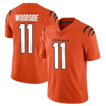 Youth Nike Cincinnati Bengals Logan Woodside Orange Vapor Untouchable Jersey - Limited
