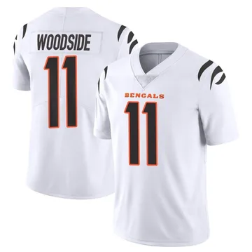 Youth Nike Cincinnati Bengals Logan Woodside White Vapor Untouchable Jersey - Limited