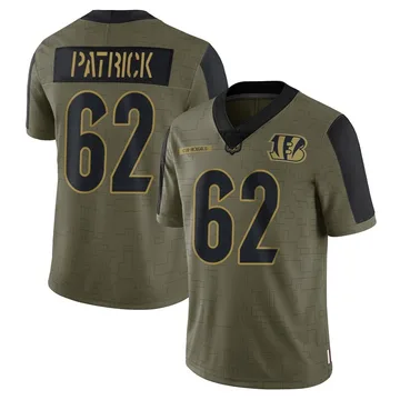 Youth Nike Cincinnati Bengals Lucas Patrick Olive 2021 Salute To Service Jersey - Limited