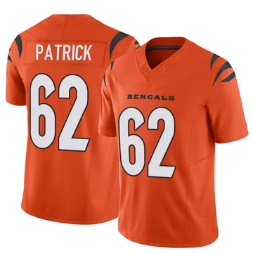 Youth Nike Cincinnati Bengals Lucas Patrick Orange Vapor F.U.S.E. Jersey - Limited