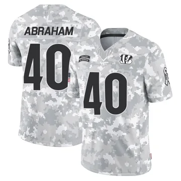 Youth Nike Cincinnati Bengals Micah Abraham Arctic Camo 2024 Salute to Service Jersey - Limited