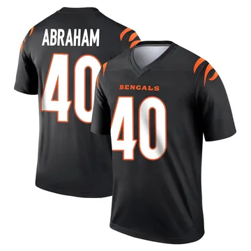 Youth Nike Cincinnati Bengals Micah Abraham Black Jersey - Legend