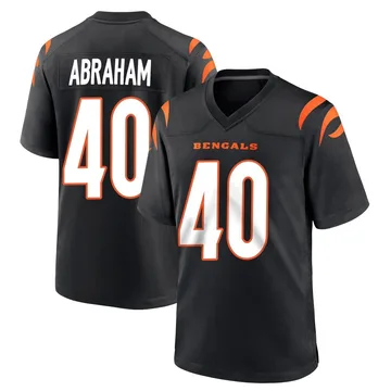 Youth Nike Cincinnati Bengals Micah Abraham Black Team Color Jersey - Game