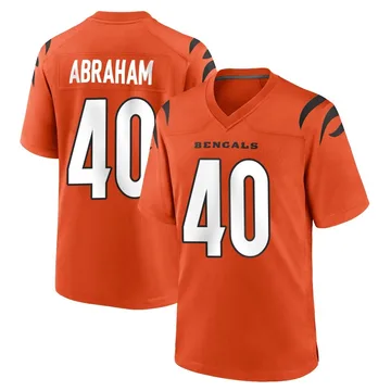 Youth Nike Cincinnati Bengals Micah Abraham Orange Jersey - Game