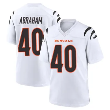 Youth Nike Cincinnati Bengals Micah Abraham White Jersey - Game