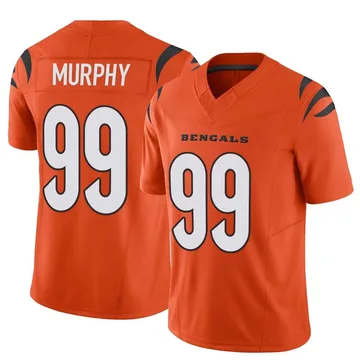 Youth Nike Cincinnati Bengals Myles Murphy Orange Vapor F.U.S.E. Jersey - Limited