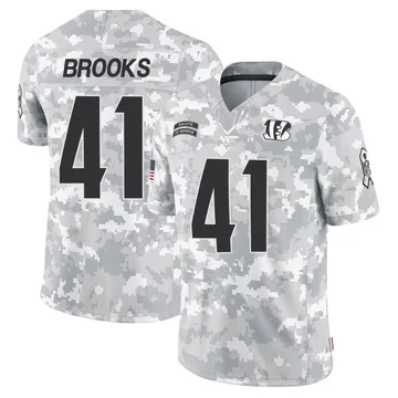 Youth Nike Cincinnati Bengals Nate Brooks Arctic Camo 2024 Salute to Service Jersey - Limited