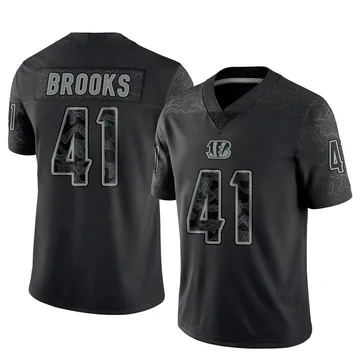 Youth Nike Cincinnati Bengals Nate Brooks Black Reflective Jersey - Limited