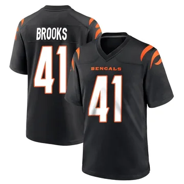 Youth Nike Cincinnati Bengals Nate Brooks Black Team Color Jersey - Game