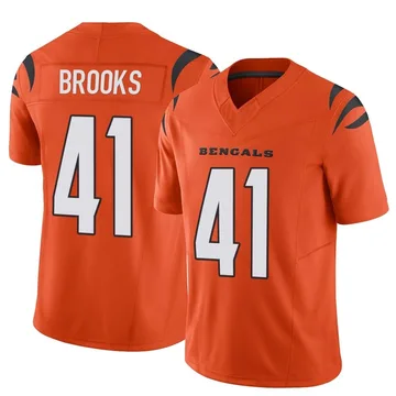 Youth Nike Cincinnati Bengals Nate Brooks Orange Vapor F.U.S.E. Jersey - Limited