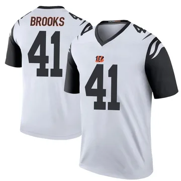 Youth Nike Cincinnati Bengals Nate Brooks White Color Rush Jersey - Legend