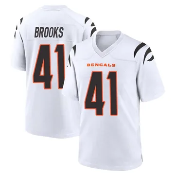 Youth Nike Cincinnati Bengals Nate Brooks White Jersey - Game