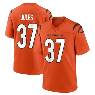 Youth Nike Cincinnati Bengals PJ Jules Orange Jersey - Game