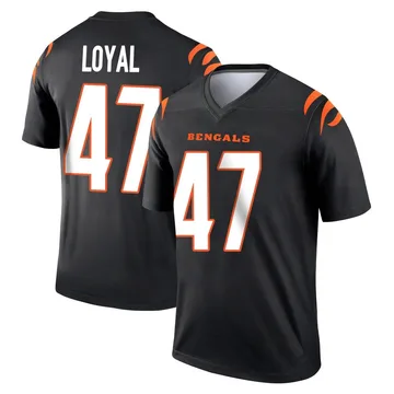 Youth Nike Cincinnati Bengals Shaquan Loyal Black Jersey - Legend
