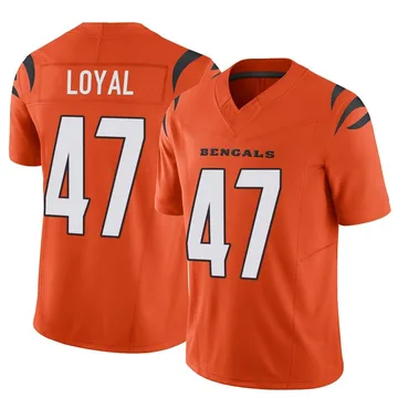 Youth Nike Cincinnati Bengals Shaquan Loyal Orange Vapor F.U.S.E. Jersey - Limited