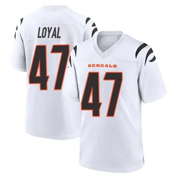 Youth Nike Cincinnati Bengals Shaquan Loyal White Jersey - Game