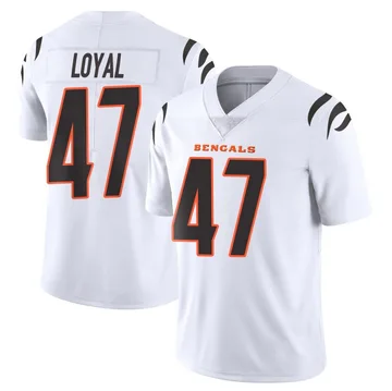 Youth Nike Cincinnati Bengals Shaquan Loyal White Vapor Untouchable Jersey - Limited