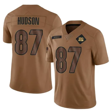 Youth Nike Cincinnati Bengals Tanner Hudson Brown 2023 Salute To Service Jersey - Limited