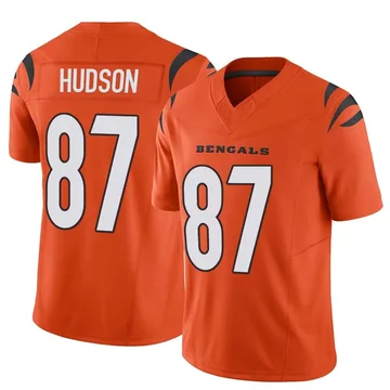 Youth Nike Cincinnati Bengals Tanner Hudson Orange Vapor F.U.S.E. Jersey - Limited