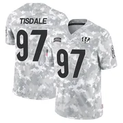 Youth Nike Cincinnati Bengals Tariqious Tisdale Arctic Camo 2024 Salute to Service Jersey - Limited