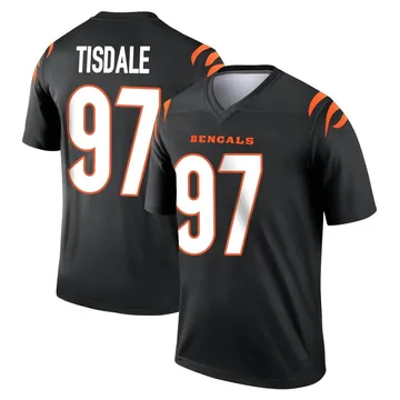 Youth Nike Cincinnati Bengals Tariqious Tisdale Black Jersey - Legend