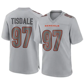 Youth Nike Cincinnati Bengals Tariqious Tisdale Gray Atmosphere Fashion Jersey - Game