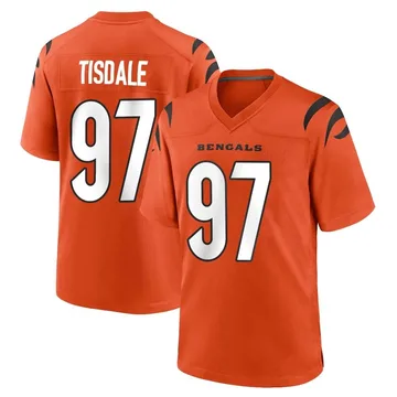 Youth Nike Cincinnati Bengals Tariqious Tisdale Orange Jersey - Game