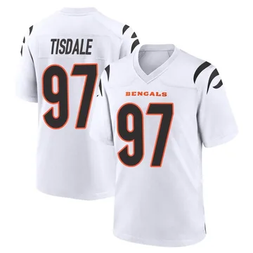 Youth Nike Cincinnati Bengals Tariqious Tisdale White Jersey - Game