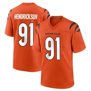Youth Nike Cincinnati Bengals Trey Hendrickson Orange Jersey - Game