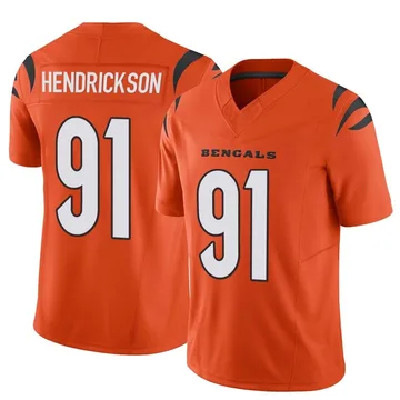 Youth Nike Cincinnati Bengals Trey Hendrickson Orange Vapor F.U.S.E. Jersey - Limited