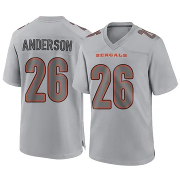 Youth Nike Cincinnati Bengals Tycen Anderson Gray Atmosphere Fashion Jersey - Game