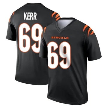Youth Nike Cincinnati Bengals Zach Kerr Black Jersey - Legend