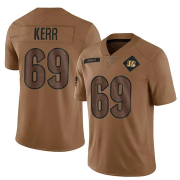 Youth Nike Cincinnati Bengals Zach Kerr Brown 2023 Salute To Service Jersey - Limited