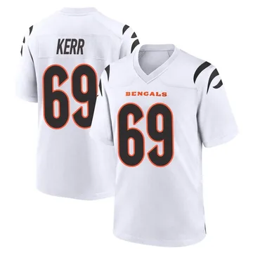 Youth Nike Cincinnati Bengals Zach Kerr White Jersey - Game