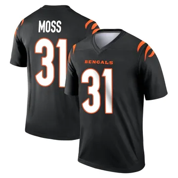 Youth Nike Cincinnati Bengals Zack Moss Black Jersey - Legend