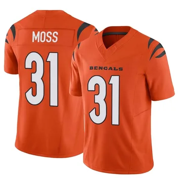 Youth Nike Cincinnati Bengals Zack Moss Orange Vapor F.U.S.E. Jersey - Limited