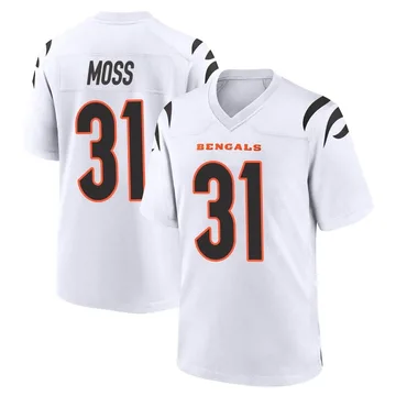 Youth Nike Cincinnati Bengals Zack Moss White Jersey - Game